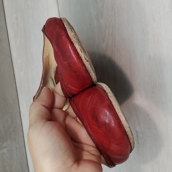 Frye Womens Regina Comfort Leather Flats Ballet Flip flop shoes sz 6.5M - Picture 5 of 12